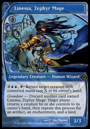 【JPN】《西風法師黎奈莎/Linessa, Zephyr Mage》[預知將來]