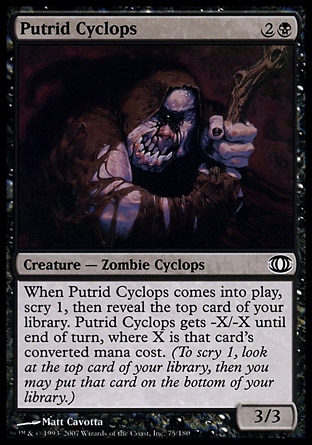 【JPN】《腐臭獨眼巨人/Putrid Cyclops》[預知將來]