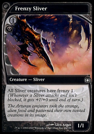 【JPN】《狂熱裂片妖/Frenzy Sliver》[預知將來]