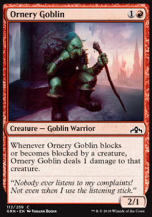 【JPN】《暴躁鬼怪/Ornery Goblin》[烽會拉尼卡]