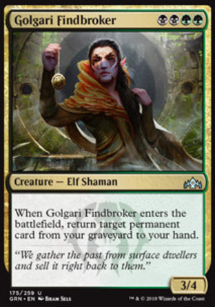 【JPN】《葛加理棄物販商/Golgari Findbroker》[烽會拉尼卡]