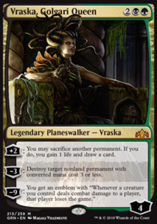 【JPN】《葛加理女王瓦絲卡/Vraska, Golgari Queen》[烽會拉尼卡]