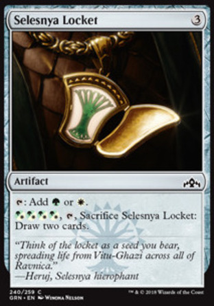 【JPN】《瑟雷尼亞墜飾/Selesnya Locket》[烽會拉尼卡]