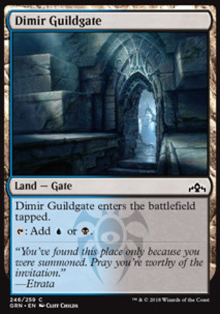 【JPN】《底密爾公會門/Dimir Guildgate》[烽會拉尼卡]