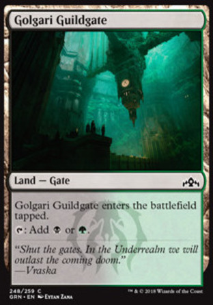 【JPN】《葛加理公會門/Golgari Guildgate》[烽會拉尼卡]