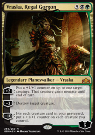 【JPN】《蛇髮女王瓦絲卡/Vraska, Regal Gorgon》[烽會拉尼卡]