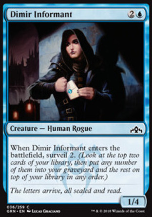 【JPN】《底密爾線人/Dimir Informant》[烽會拉尼卡]