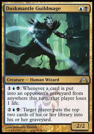 【JPN】《暮篷公會法師/Duskmantle Guildmage》[兵臨古城]