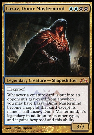 【JPN】《底密爾首腦拉札夫/Lazav, Dimir Mastermind》[兵臨古城]