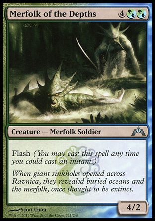 【JPN】《奧流人魚/Merfolk of the Depths》[兵臨古城]