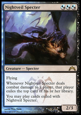【JPN】《夜篷幽靈/Nightveil Specter》[兵臨古城]