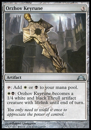【JPN】《歐佐夫符鎮兵/Orzhov Keyrune》[兵臨古城]