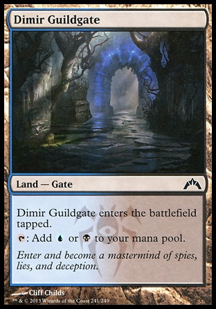 【JPN】《底密爾公會門/Dimir Guildgate》[兵臨古城]