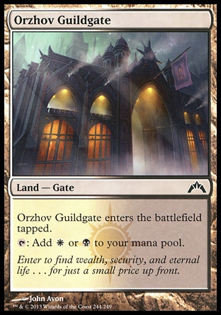 【JPN】《歐佐夫公會門/Orzhov Guildgate》[兵臨古城]