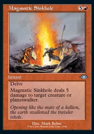 【ENG】 ☆蝕刻閃☆ 《熔岩地陷/Magmatic Sinkhole》[近代新篇時間轉移]