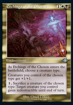 【ENG】 ☆Foil☆ 《天命蝕刻/Etchings of the Chosen》[近代新篇時間轉移]