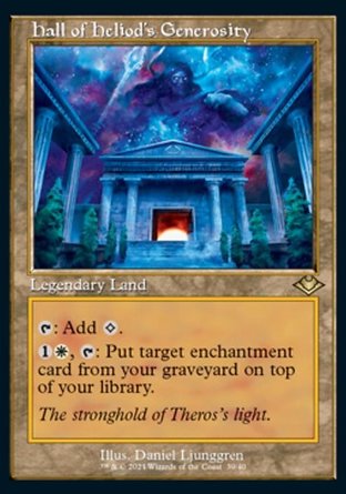 【ENG】 ☆Foil☆ 《赫利歐德慨贈廳/Hall of Heliod's Generosity》[近代新篇時間轉移]