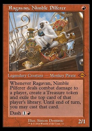 【ENG】《巧手竊猴勒格文/Ragavan, Nimble Pilferer》[近代新篇二時間轉移]