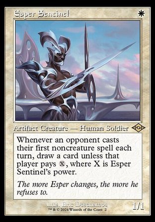 【ENG】 ☆Foil☆ 《艾斯波哨衛/Esper Sentinel》[近代新篇二時間轉移]