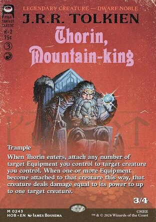 【ENG】 ☆Foil☆ 《山下國王索林/Thorin, Mountain-king》[哈比人]