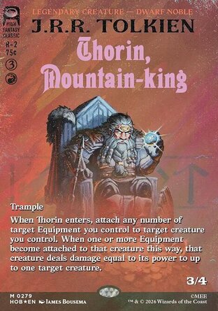 【ENG】 ☆Foil☆ 《山下國王索林/Thorin, Mountain-king》[哈比人]