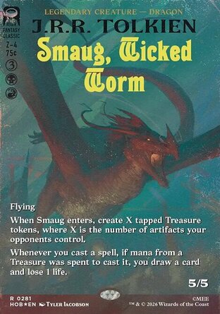 【ENG】 ☆Foil☆ 《邪惡大蟲史矛革/Smaug, Wicked Worm》[哈比人]