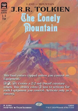 【ENG】 ☆Foil☆ 《孤山/The Lonely Mountain》[哈比人]