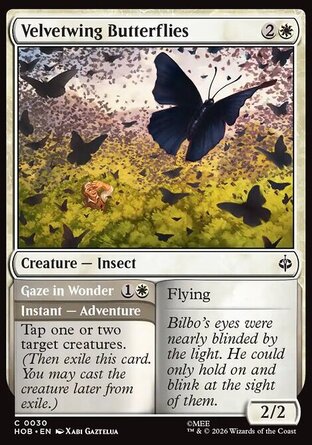 【ENG】《黑絲絨翼蝴蝶#驚奇注視/Velvetwing Butterflies#Gaze in Wonder》[哈比人]