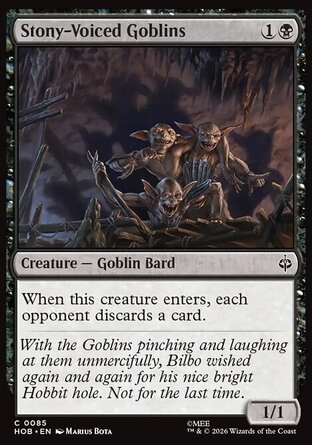 【ENG】《嗓音粗礪的半獸人/Stony-Voiced Goblins》[哈比人]