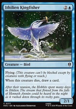 【ENG】《伊西力安翠鳥/Ithilien Kingfisher》[哈比人永恆系列]