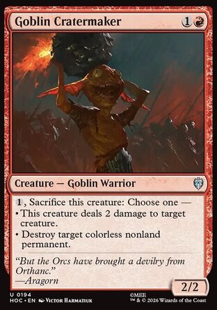 【ENG】《濫炸鬼怪/Goblin Cratermaker》[哈比人永恆系列]