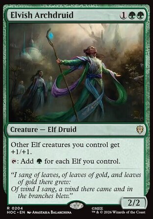 【ENG】《妖精高位德魯伊/Elvish Archdruid》[哈比人永恆系列]