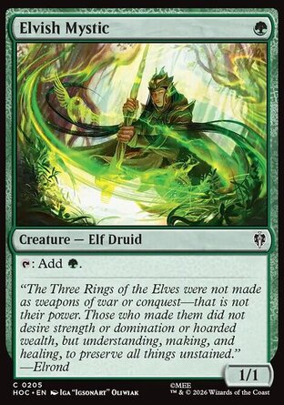 【ENG】《妖精秘教徒/Elvish Mystic》[哈比人永恆系列]