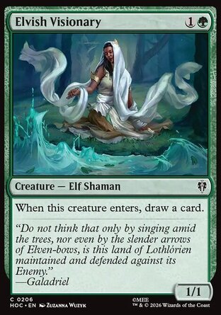 【ENG】《妖精幻視師/Elvish Visionary》[哈比人永恆系列]