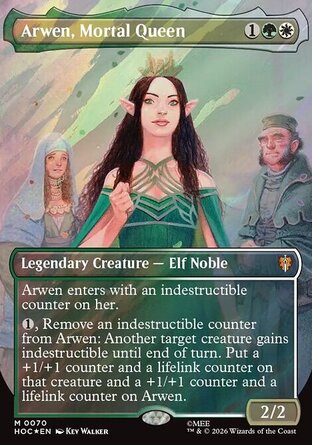 【ENG】 ☆Foil☆ 《歸凡皇后亞玟/Arwen, Mortal Queen》[哈比人永恆系列]
