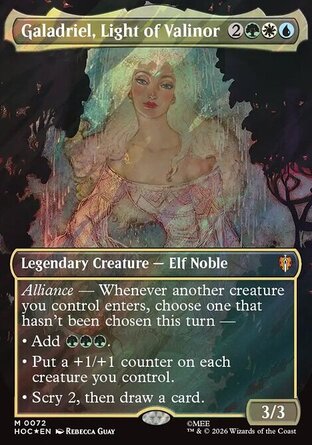 【ENG】 ☆Foil☆ 《維林諾之光凱蘭崔爾/Galadriel, Light of Valinor》[哈比人永恆系列]