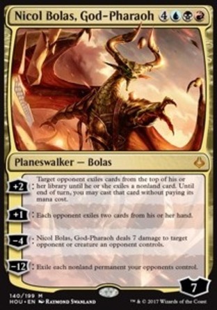 【JPN】《法老神尼可波拉斯/Nicol Bolas, God-Pharaoh》[幻滅時刻]