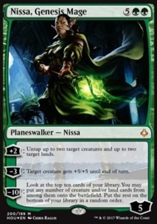 【JPN】《創生法師妮莎/Nissa, Genesis Mage》[幻滅時刻]