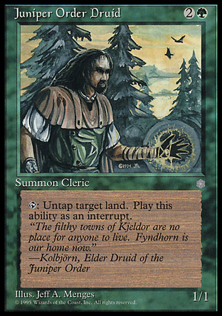 【ENG】《＜杜松教派德魯依＞/Juniper Order Druid》[冰雪時代]