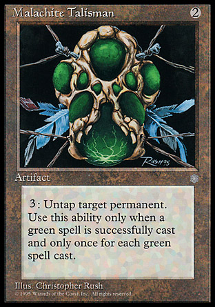 【ENG】《＜綠銅飾符＞/Malachite Talisman》[冰雪時代]