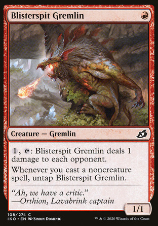 【JPN】《蜇息怪靈/Blisterspit Gremlin》[依克黎：巨獸時空]