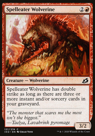 【JPN】《噬咒狼獾/Spelleater Wolverine》[依克黎：巨獸時空]