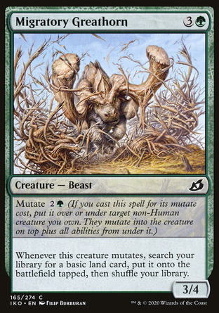 【JPN】《遷徙巨角獸/Migratory Greathorn》[依克黎：巨獸時空]