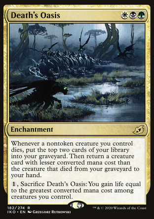 【JPN】 ☆Foil☆ 《死亡綠洲/Death's Oasis》[依克黎：巨獸時空]