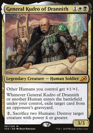 【JPN】 ☆Foil☆ 《卓尼斯的寇卓將軍/General Kudro of Drannith》[依克黎：巨獸時空]