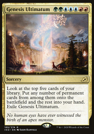 【JPN】 ☆Foil☆ 《創生通牒/Genesis Ultimatum》[依克黎：巨獸時空]