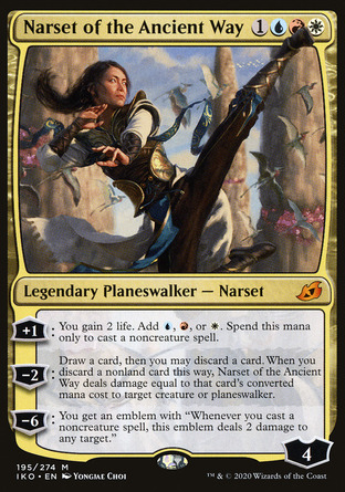 【JPN】 ☆Foil☆ 《古道娜爾施/Narset of the Ancient Way》[依克黎：巨獸時空]