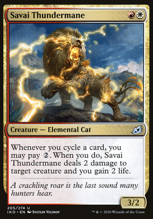 【JPN】《撒維耶雷鬃獅/Savai Thundermane》[依克黎：巨獸時空]