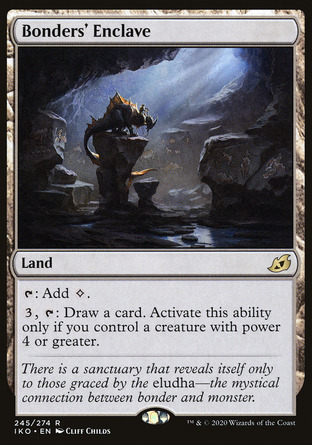 【JPN】 ☆Foil☆ 《持絆人秘境/Bonders' Enclave》[依克黎：巨獸時空]