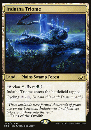 【JPN】 ☆Foil☆ 《因達沙群系/Indatha Triome》[依克黎：巨獸時空]